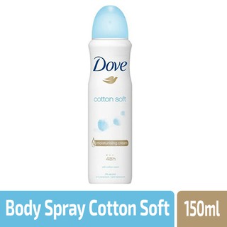 Xịt Khử Mùi Dove Cotton Soft 48h 150ml