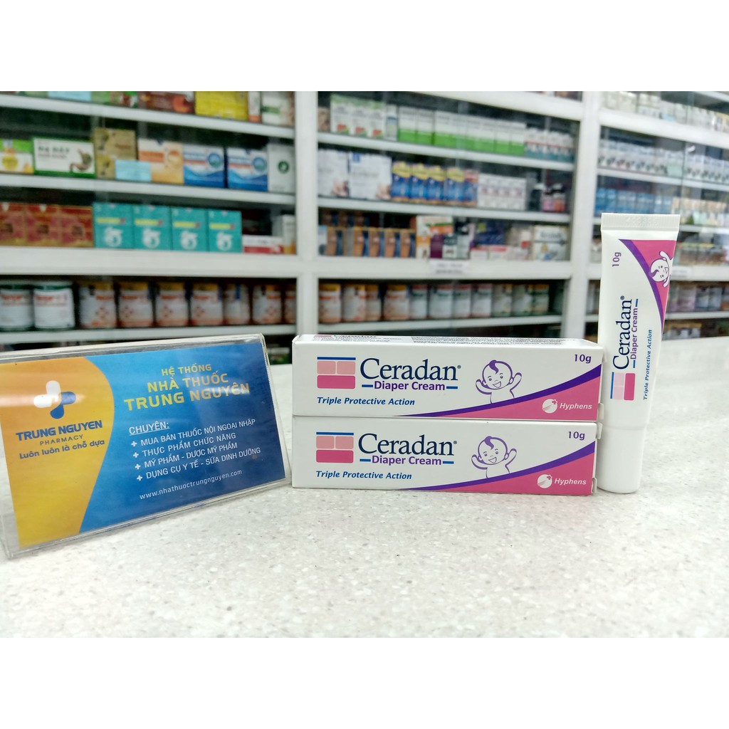 Kem phòng ngừa và điều trị hăm tã Ceradan Diaper Cream 10g