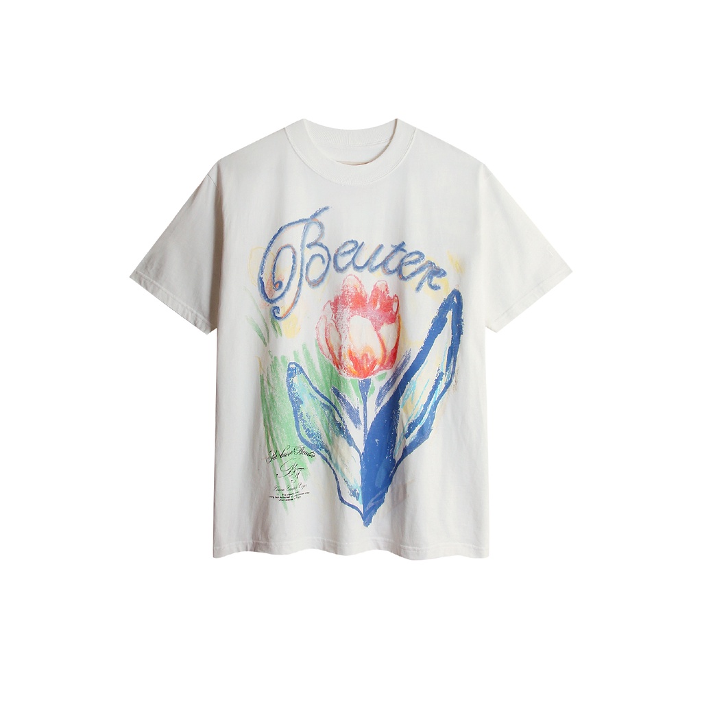 Áo thun nam ngắn tay Beuter Sunburn White T-Shirt | BigBuy360 - bigbuy360.vn