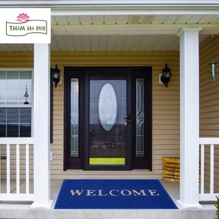 Thảm chùi chân, thảm lau chân welcome 120*180cm