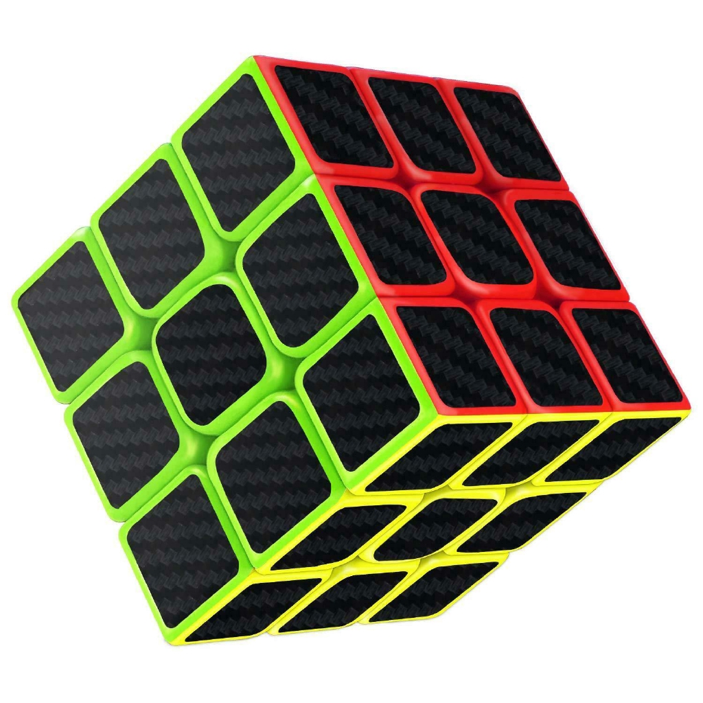 Khối Rubik 3x3 X 3 Màu Trơn Bằng Sợi Các Bon