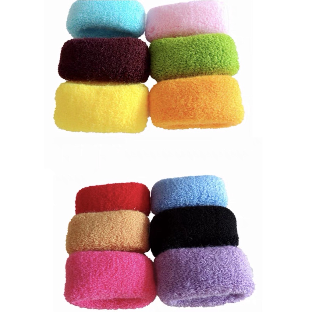 Sét 12 Dây Cột Tóc Thun Bản To