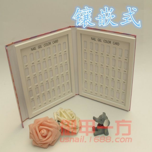 Sổ mẫu móng 80 móng , sổ gài móng nail