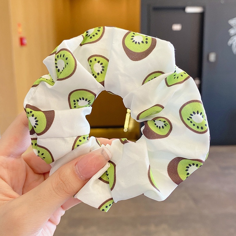 Dây cột tóc màu xanh lá cây thời trang mùa hè