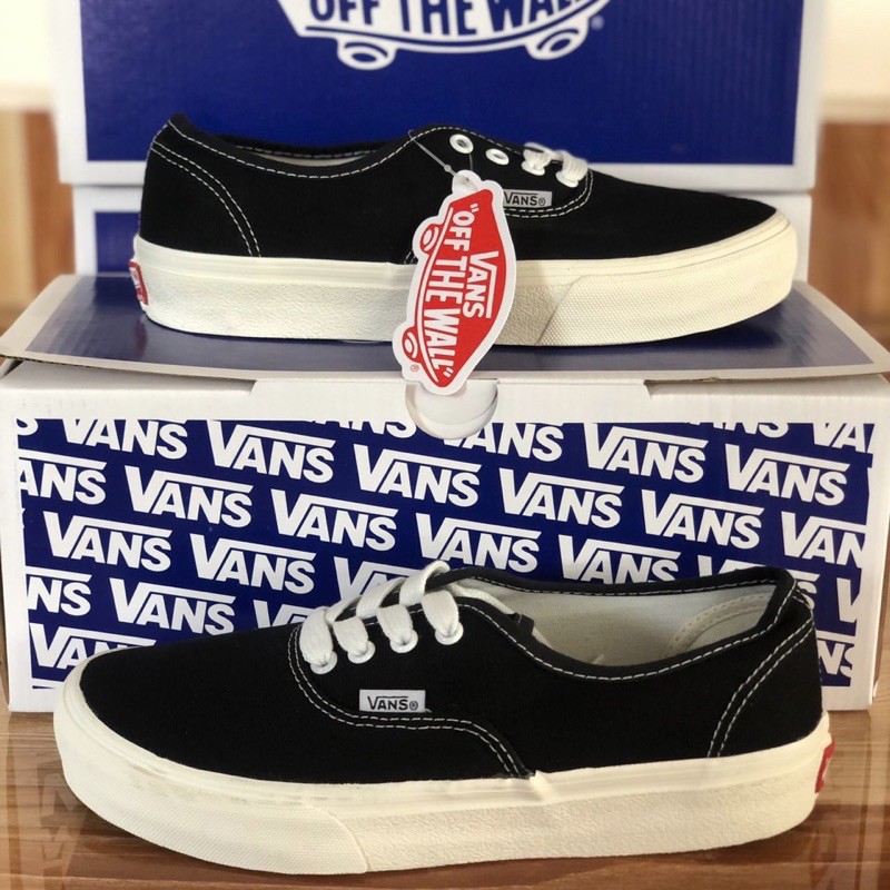 Giày thể thao sneaker vans classic đế kem cao