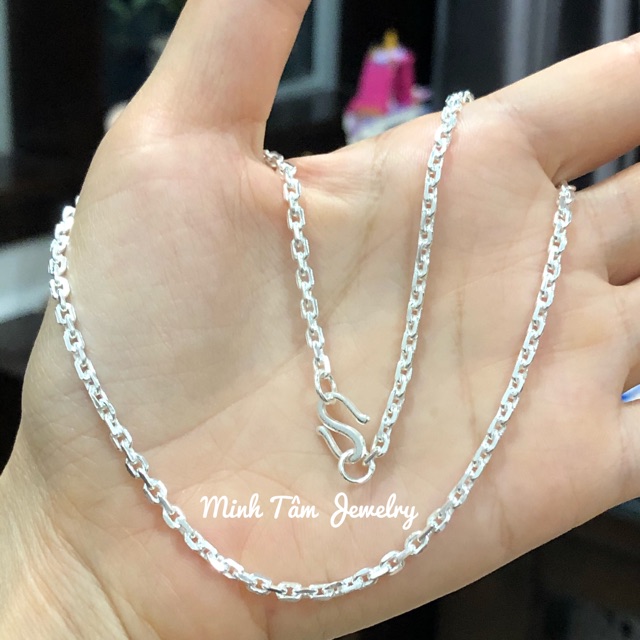 DÂY CHUYỀN BẠC TA CHO BÉ TRAI-Minh Tâm Jewelry