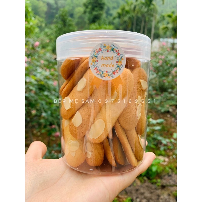 Bánh Lưỡi Mèo hạnh nhân handmade sạch 100%