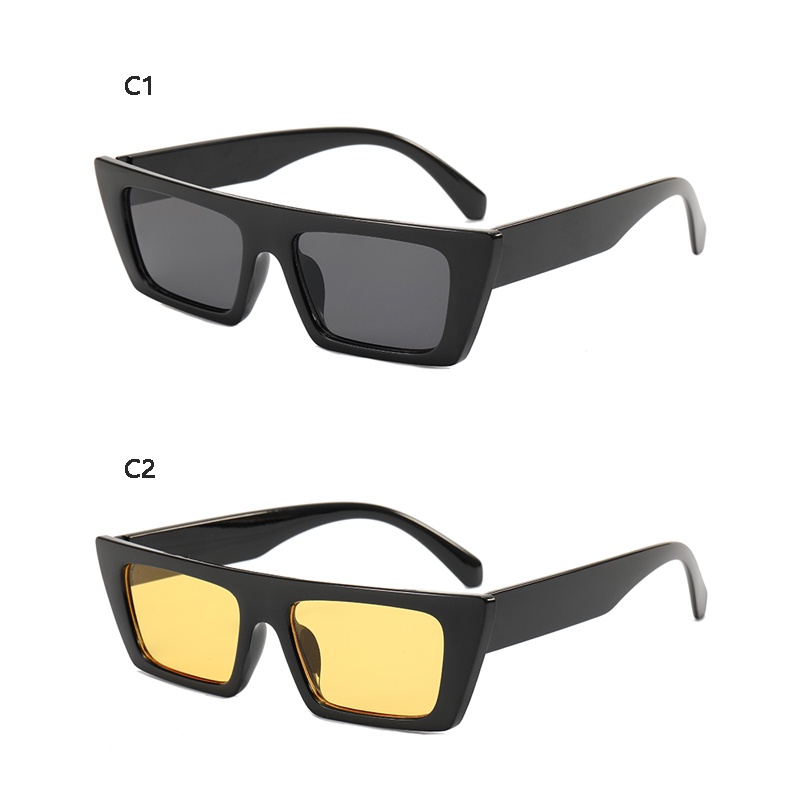 Kính mát vuông chống tia UV400 cho nam nữ