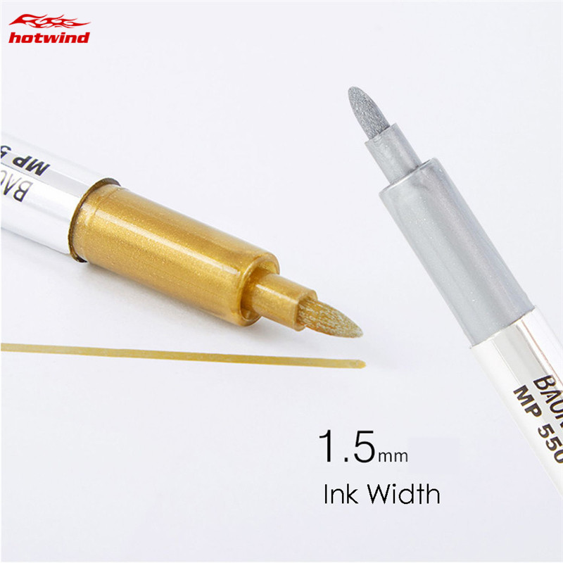 HW Bút Đánh Dấu Màu Bạc / Vàng