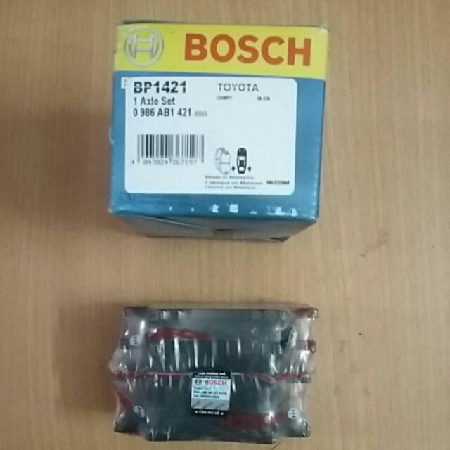 Má phanh  Bosch 0986AB1421, Bendix DB1800 cho xe Toyota Camry 2008-2013 2.0, 2.4, 3.5
