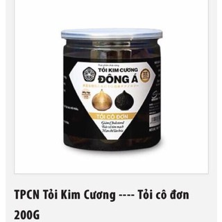 Tỏi đen Đông Á -tỏi kim cương Đông Á-Tỏi hộp 200g