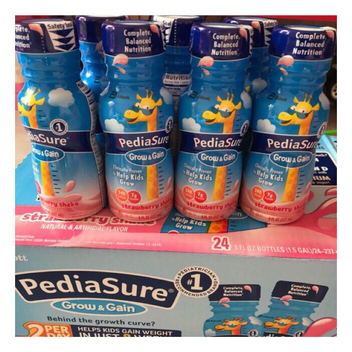 SỮA PEDIASURE NƯỚC NỘI ĐỊA MỸ VỊ VANI PHA SẴN