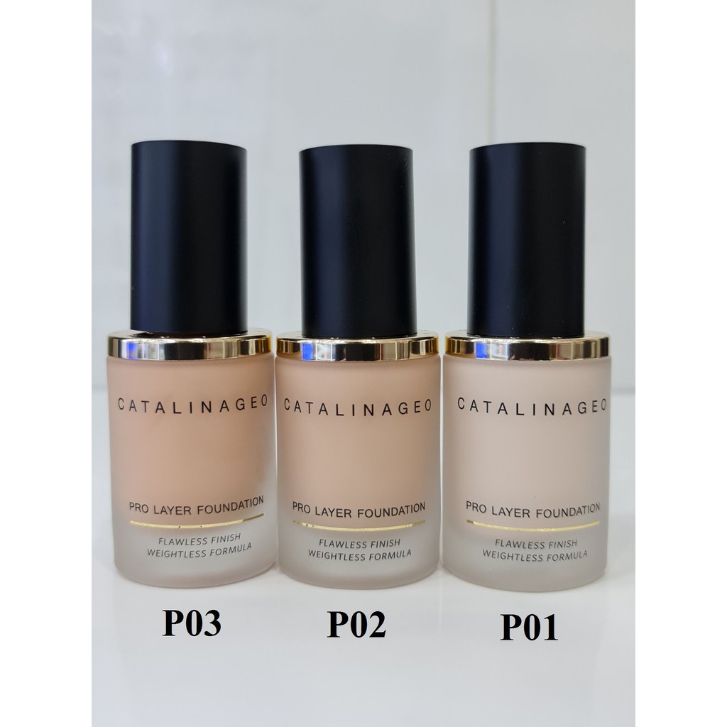 Kem Nền Trang Điểm Catalina GEO Pro Layer Foundation 30ml Hàn Quốc