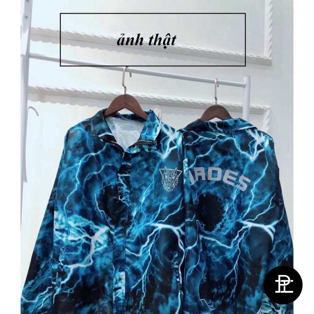 Áo khoác dù, Áo khoác dù form rộng in 7 màu cực hot, áo khoác Hades KD05 phản quang hot hit, freesiz