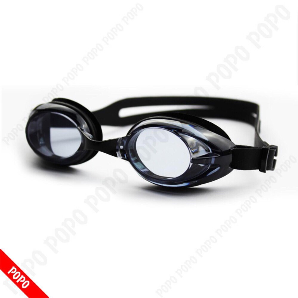 Mắt Kính bơi người lớn nam nữ chống tia UV POPO 1153 chống lóa, mắt trong suốt kiểu dáng thời trang