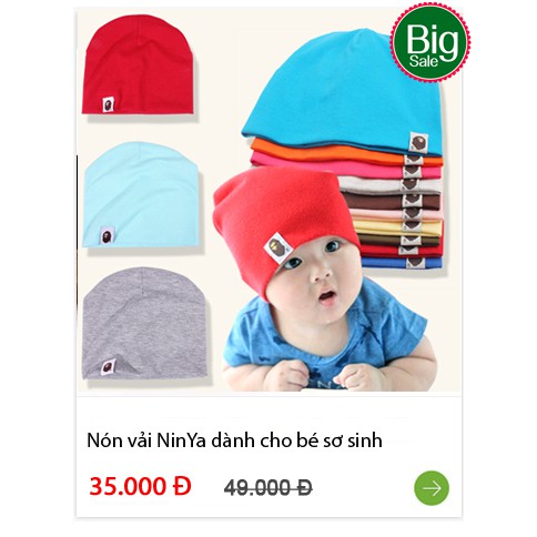sỉ 50 mũ cotton trẻ em ( trộn màu )