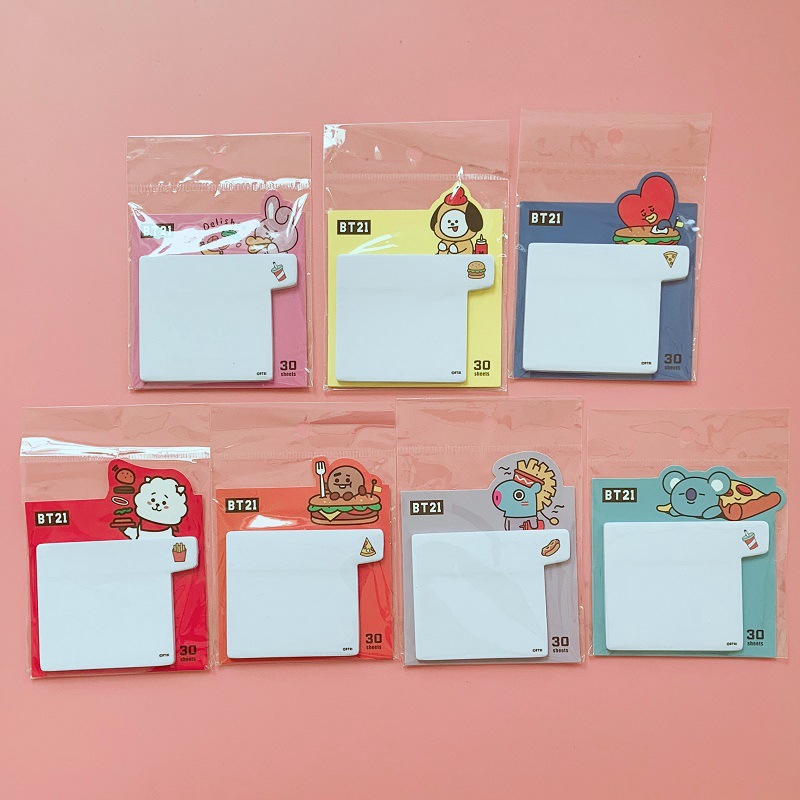 Bts Bt21 Sticker Dán Trang Trí Hình Bt21 Xinh Xắn