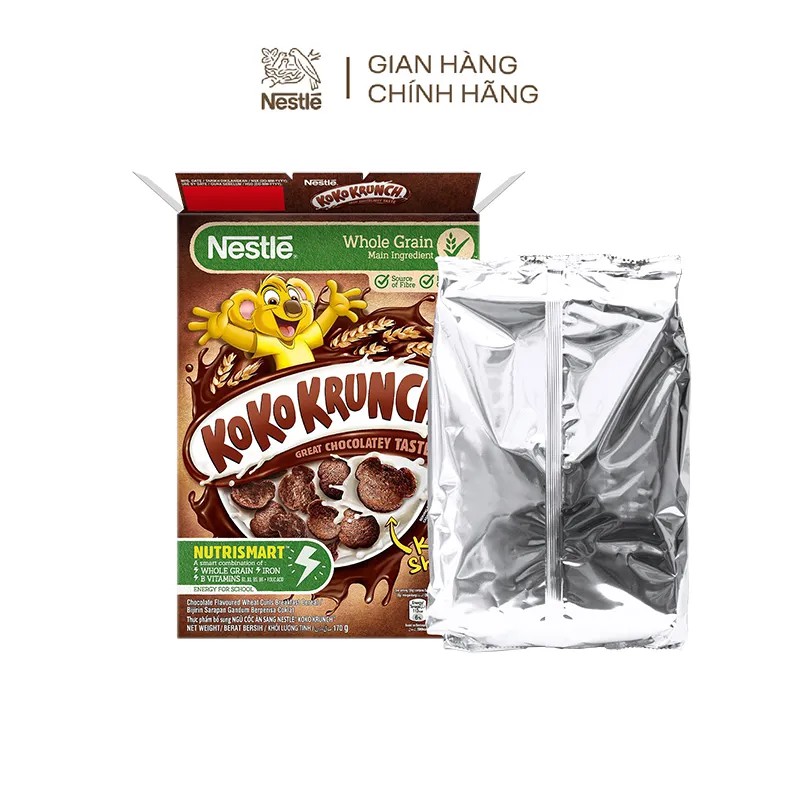 Combo 2 hộp ngũ cốc ăn sáng Nestlé® : 1 hộp Koko Krunch (170g) + 1 hộp Honey Stars (150g)