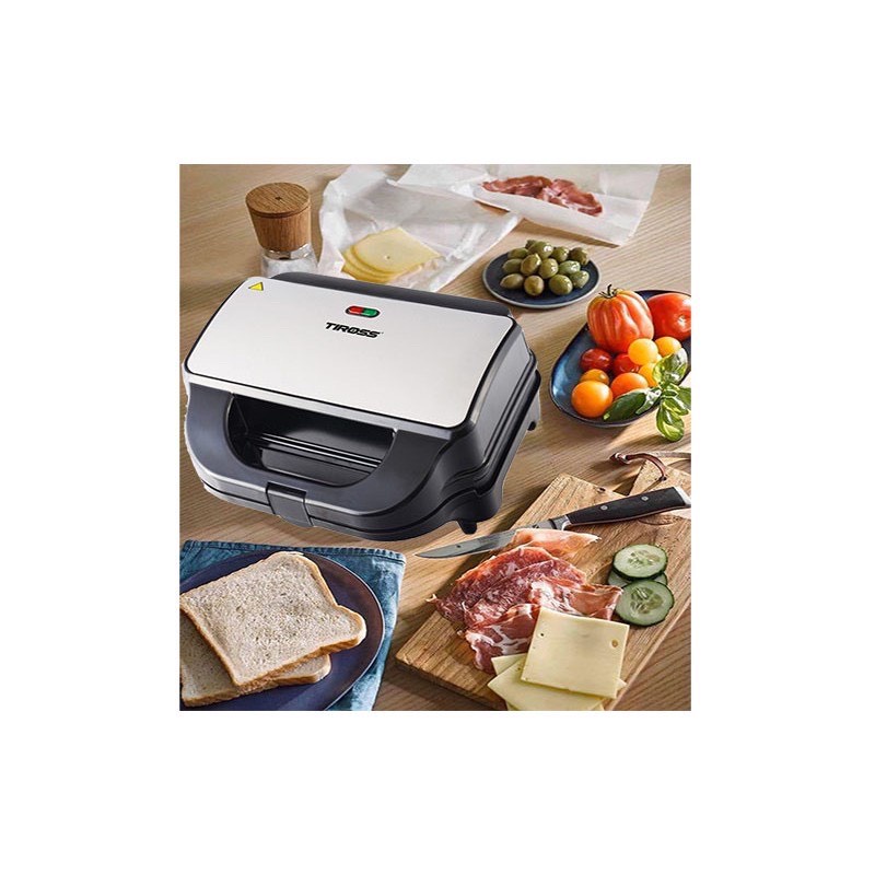 Máy Nướng Bánh Mỳ Sandwich, Bánh Waffle Tiross TS9655 – Phân Phối Chính Hãng – Bảo Hành 12 Tháng