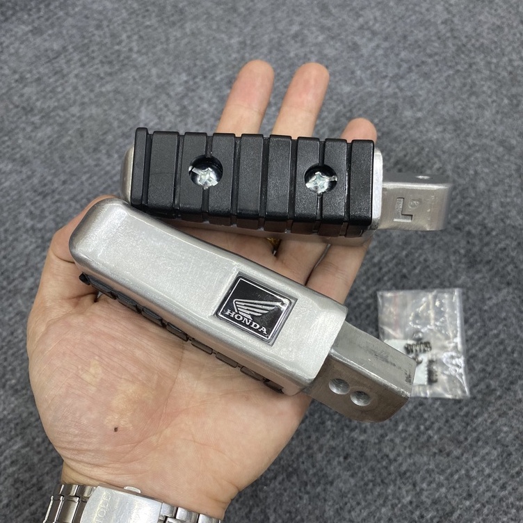 Gác chân, để chân sau Nhôm (CNC) cho xe Honda !