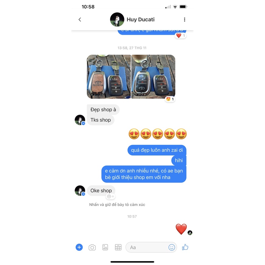 Vỏ ốp chìa khoá xe hơi - ô tô Toyota camry, Hilux, Fortuner cao cấp M03-A1 dolashop