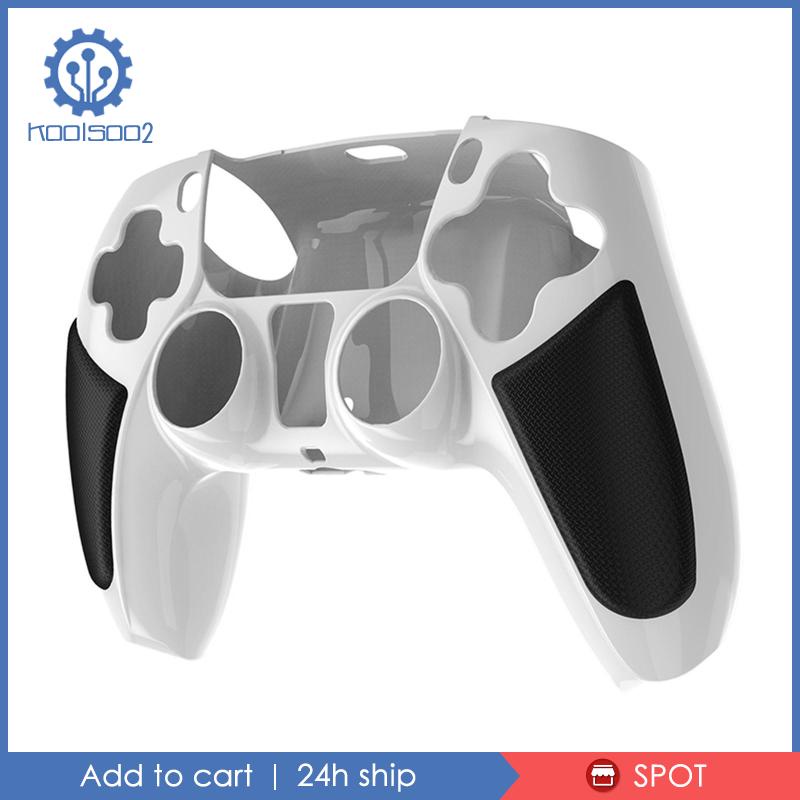 Set 2 Vỏ Silicon Bảo Vệ Cho Tay Cầm Chơi Game PS5 Màu Trắng