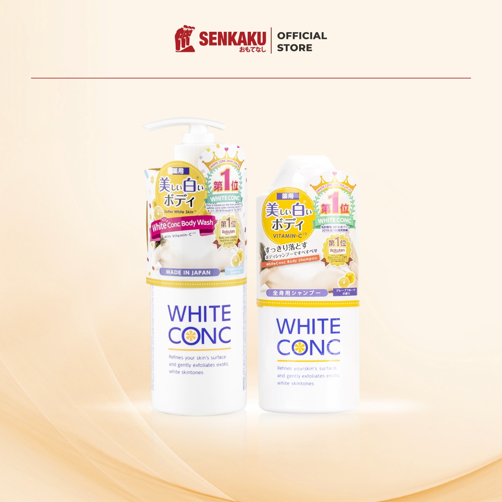 Sữa tắm White ConC trắng da thơm lâu Body Wash 360ml