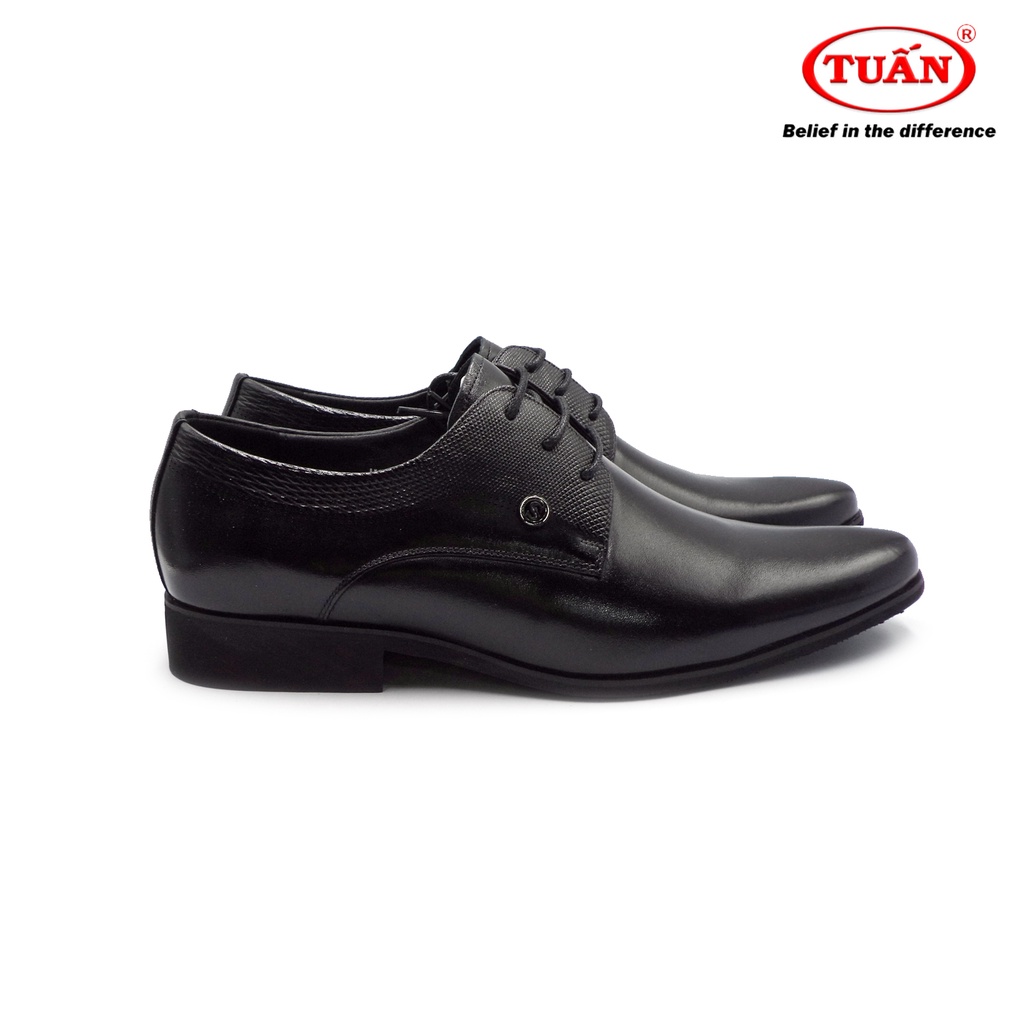 Giày da nam giày tây buộc dây quai da nhập khẩu đế cao su GBVT-090