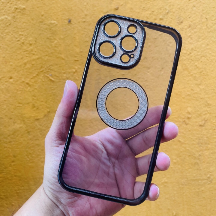 Ốp Vòng Tròn Kim Cương viền màu IPhone 14/14 pro max 13/13pro max 12/12 pro max  11/ 11 pro max