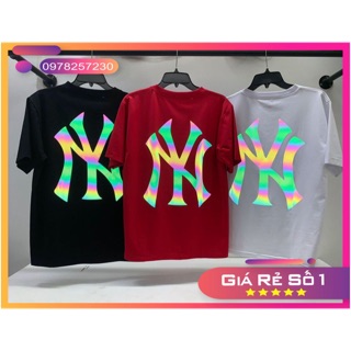 FREESHIP Áo Thun NY PHẢN QUANG 7 MÀU (có size là tay ngắn)