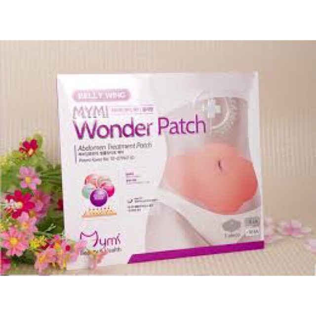 Túi 5 Miếng dán tan mỡ bụng đùi Belly Wing Mymi Wonder Patch