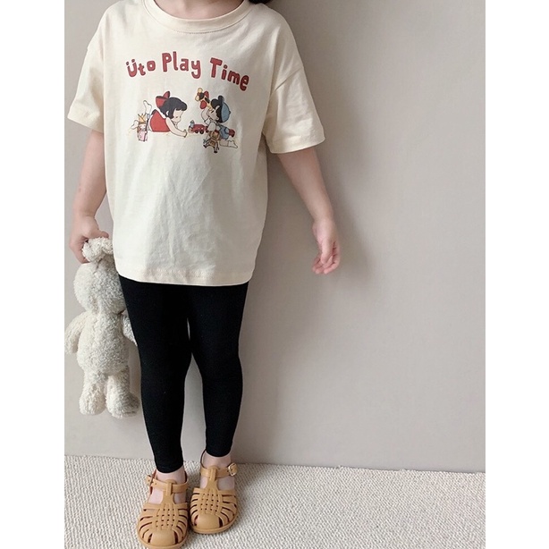 Quần legging bé gái Batala Kids legging dài bé gái mùa đông chất cotton siêu co dãn ôm phom cho bé từ 9-25kg LEGDAI11