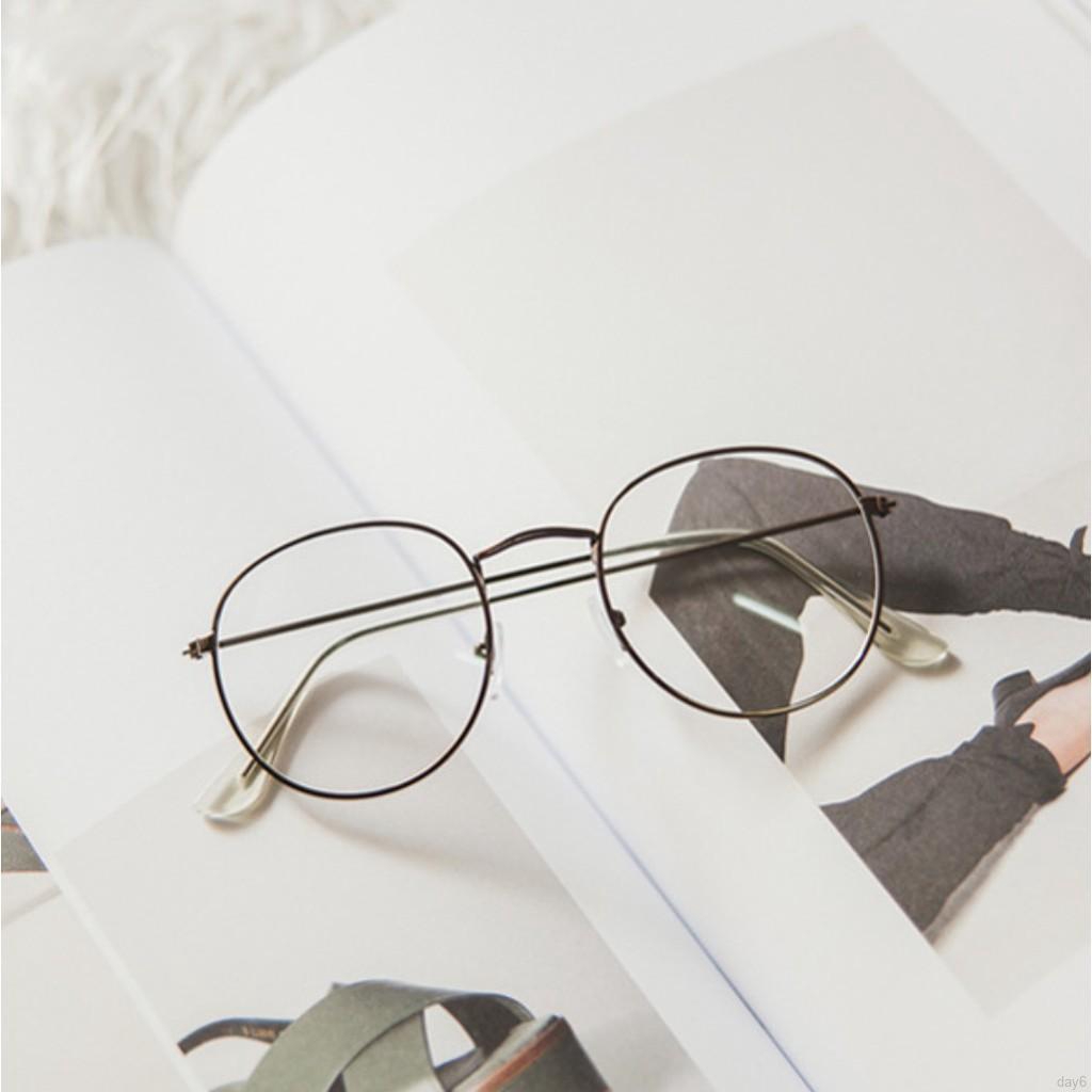 Kính tròn khung kim loại bọc nhựa dễ thương