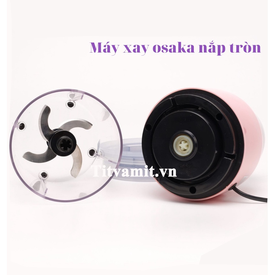 Máy xay Osaka đa năng Nhật Bản nắp tròn, máy xay ăn dặm cho bé