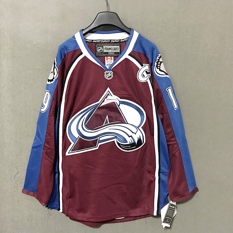 Áo Thun Tay Dài Dáng Rộng Phong Cách hip hop Đường Phố Nhl Ice Hockey Jersey marca grande