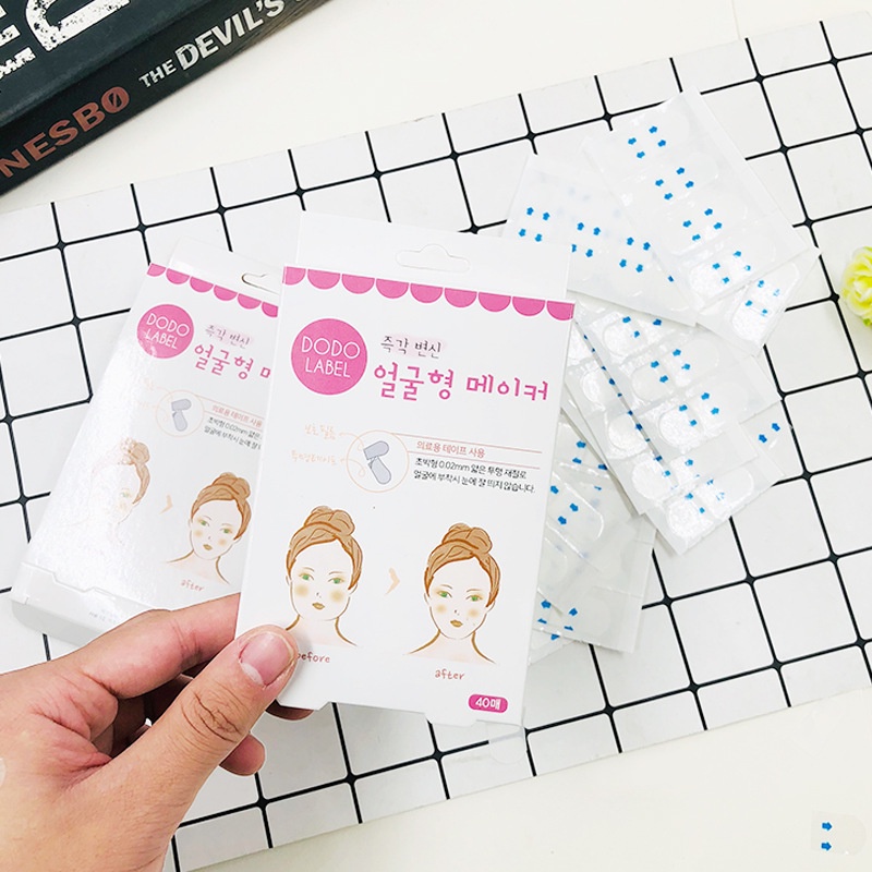 Set 40 Miếng Dán Nâng Cơ Mặt Tạo Khuôn Mặt Chữ V Thon Gọn