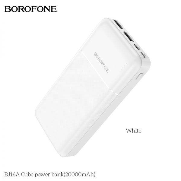 [CHÍNH HÃNG] Pin sạc dự phòng BOROFONE BJ16A cục sạc dự phòng 20000MAH hỗ trợ sạc nhiều thiết bị cùng lúc. sạc du phong