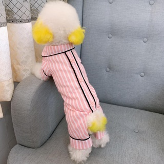 Pijama liền thân cho chó mèo quần áo cho chó mèo