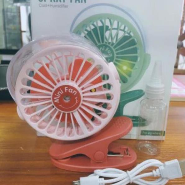Quạt Phun Suơng Mini Sạc USB SPRAY FAN. | BigBuy360 - bigbuy360.vn