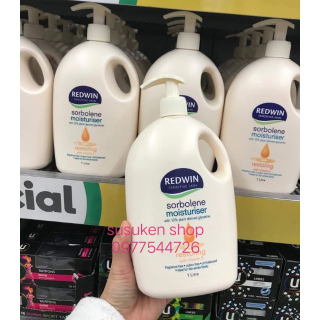 Sữa dưỡng thể redwin chai 1 lít