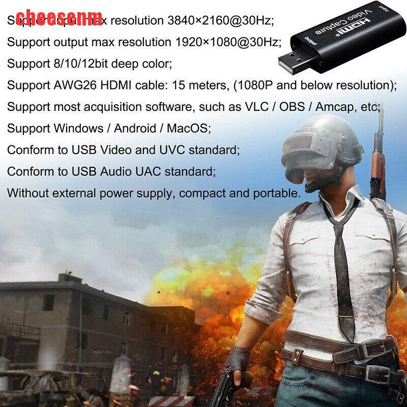 Thẻ Ghi Hình Video Chuyển Đổi Hd Sang Type-C Usb 3.0 1080p Với Đầu Ra Hdmi | BigBuy360 - bigbuy360.vn