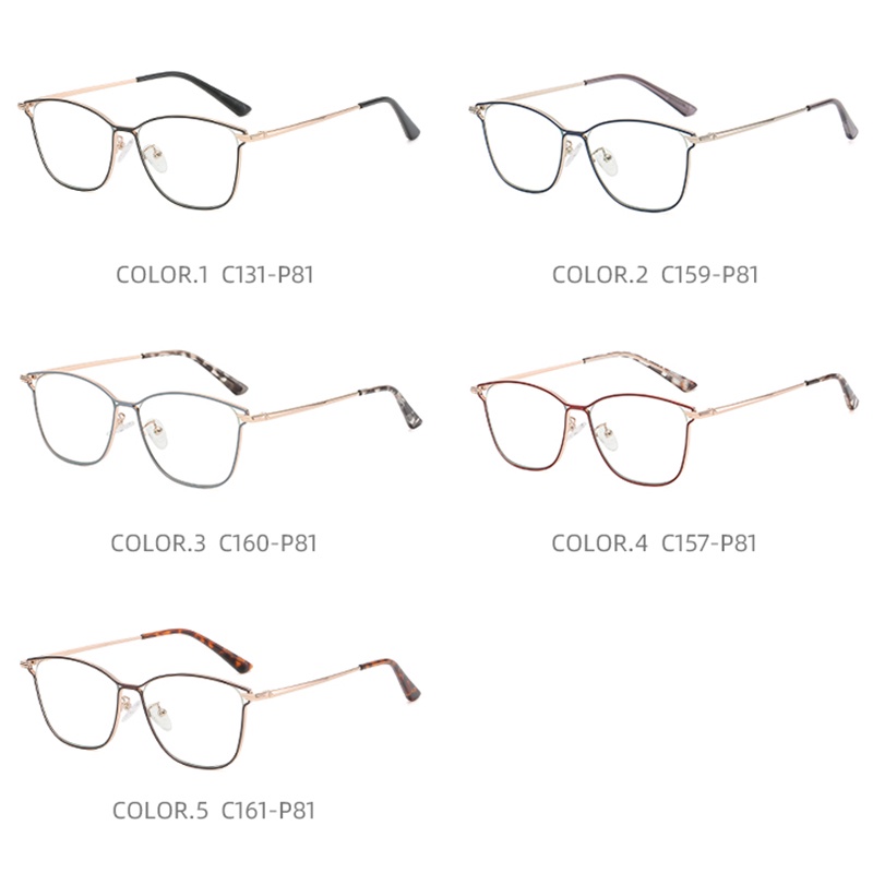 Kính mát Zelin LC705 chống tia xanh gọng kim loại thời trang Âu Mỹ