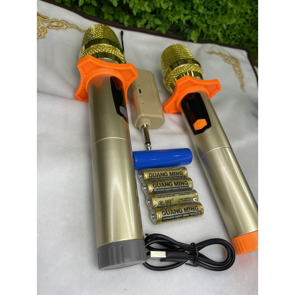 Bộ 2 Micro Karaoke Không Dây JOA UF-510 Kết Nối UHF Cho Loa Kéo, Âm Thanh Sống Động, Độ Bền Cao. Bảo Hành 12 Tháng