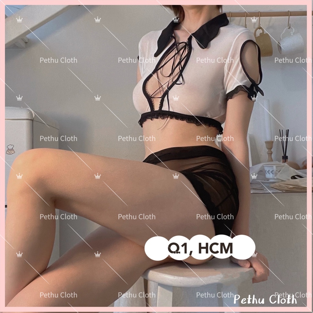 （Q1,HCM）(Set đồ lót sexy)Set đầm ngủ cao cấp mặc nhà gợi cảm quyến rũ Mã---002 | BigBuy360 - bigbuy360.vn