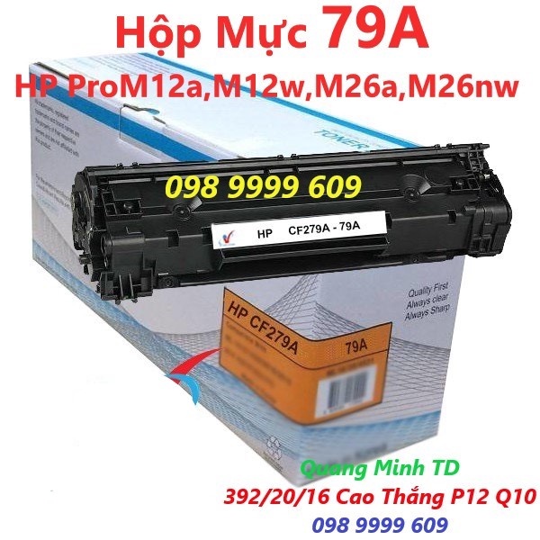 Hộp Mực 79A - HP Pro M12a, M12w, M26a, M26nw - Cartridge CF279A [Full Box]