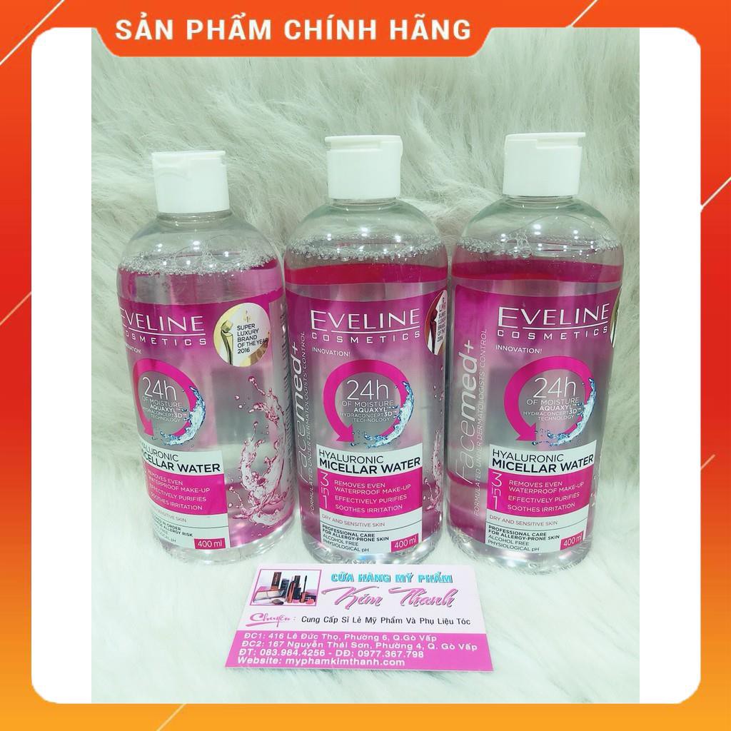 Nước tẩy trang không cồn da cho da khô và nhạy cảm EVELINE - 400ml