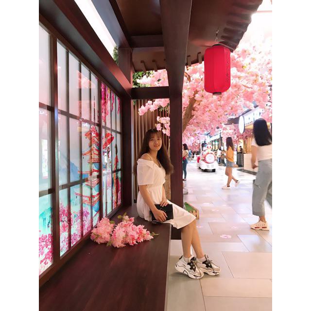 Đầm Nữ Sơ Mi Lệch Vai Chít Eo