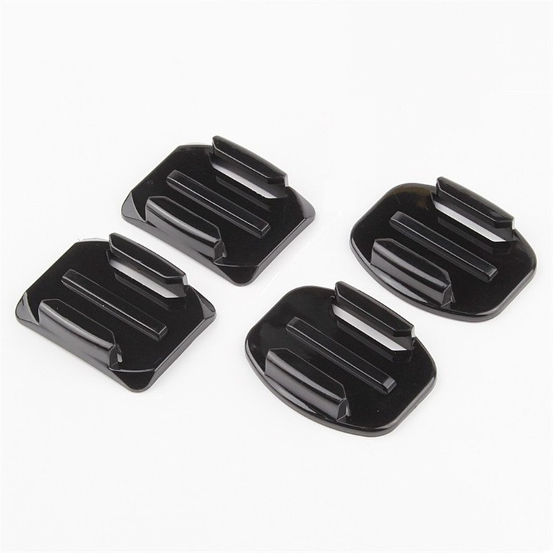 Bộ 2 giá đỡ dạng dán cong và 2 miếng dán phẳng cho camera hành trình GoPro Hero chất lượng cao