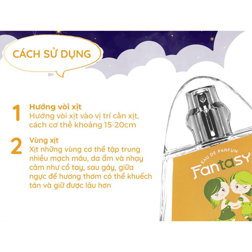 Nước Hoa Fantasy 12 Cung Hoàng Đạo Song Tử - Gemini 20 ml