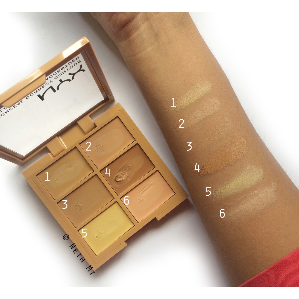 Bảng che khuyết điểm NYX color Correcting Concealer